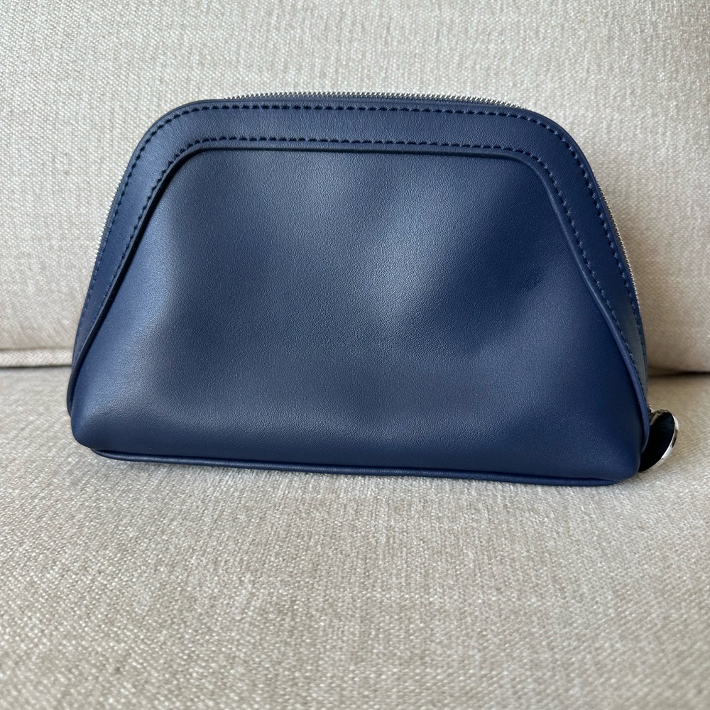 Elegant Navy Blue Women's Make up Bag